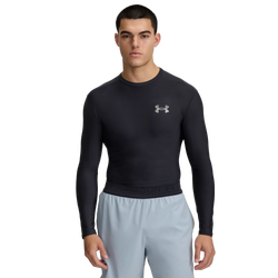 Men's - Under Armour Heatgear OG Compression Long Sleeve - Black/Chrome