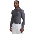 Under Armour Heatgear OG Compression Long Sleeve - Under Armour Castlerock/White