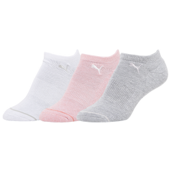 Women's - PUMA No Show 3 Pack Socks - White/Gray