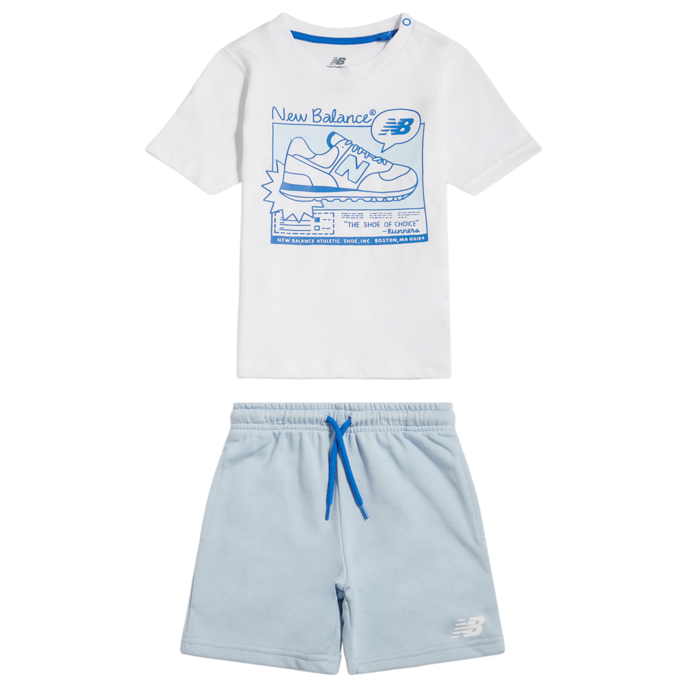 Representative product-family photo: New Balance T-Shirt Short Set. Pictured option and availability are unverified.