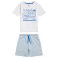 New Balance T-Shirt Short Set - New Balance White/Blue