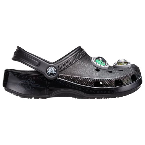 

Boys Crocs Crocs Ron English WHIN Clogs - Boys' Grade School Shoe Black/Black/Multi Size 05.0