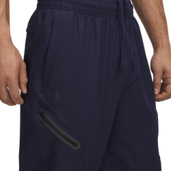 Men's - Under Armour Unstoppable Woven Joggers - Black/Midnight Navy