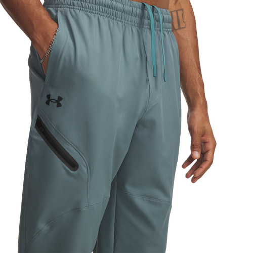  - Under Armour Unstoppable Woven Joggers - Black/Jasper Blue