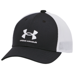 Boys' Grade School - Under Armour Blitzing Trucker Hat - Black/White/White