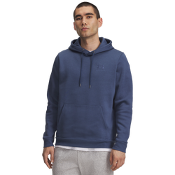 Men's - Under Armour Essential Fleece Hoodie - Nu Blue/Nu Blue