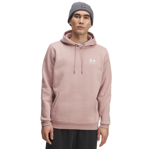 Under Armour Essential Fleece Hoodie - Under Armour White/Tourmaline Pink