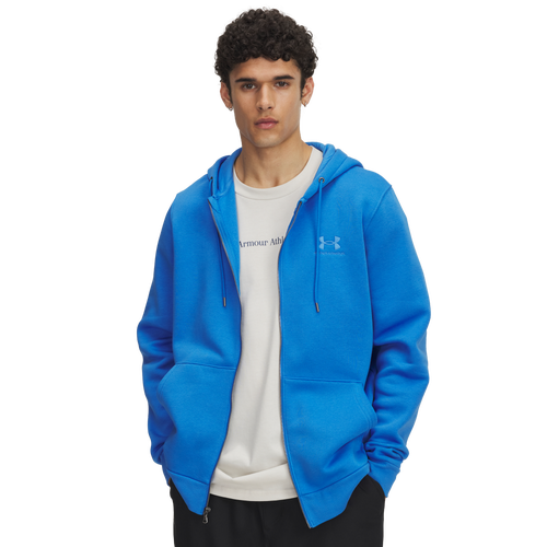 Under Armour Essential Fleece Full-Zip Hoodie - Under Armour Blue Atlantis