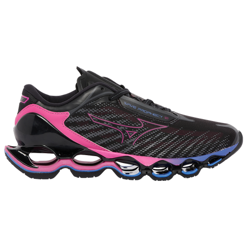 Mizuno Womens Mizuno Wave Prophecy 12 – Womens Running Shoes Black Oyster/Pink Size 7.0