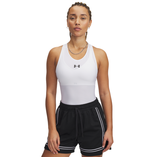  - Under Armour Heatgear Og Compression Tank - White/Black