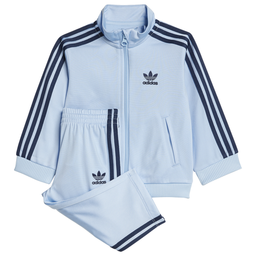 BOYS - adidas Firebird Track Suit - Navy/Blue