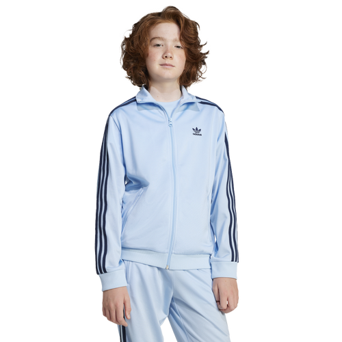 BOYS - adidas Firebird Track Top - Clear Sky/Navy