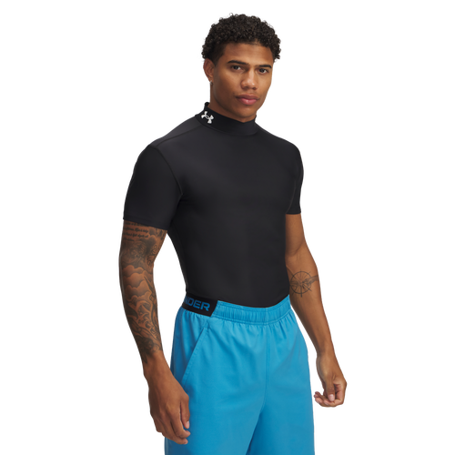 MENS - Under Armour Heatgear Og Compression Mock - Black/White