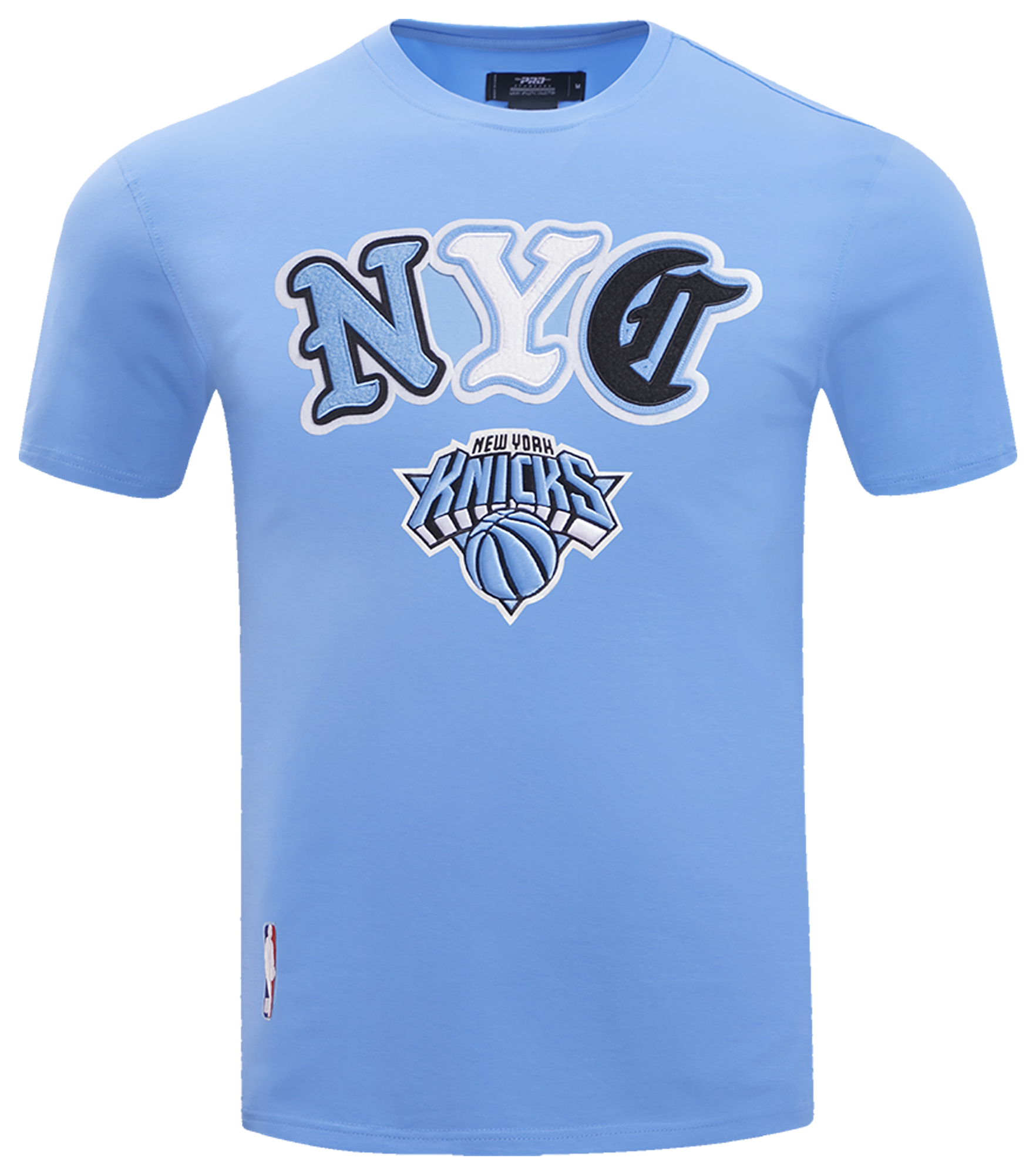 Men's Pro Standard Blue New York Knicks Chenille T-Shirt