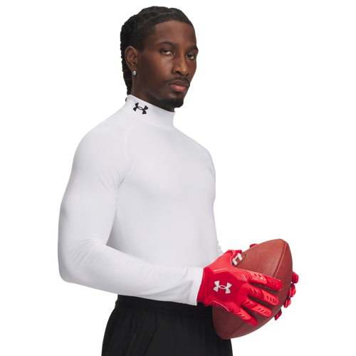 Under Armour Men's CG Fitted Mock - Size XL - White