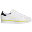 adidas Originals Superstar Casual Sneakers - Girls' Grade School White/Yellow/Black