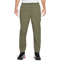 Men's - Nike Club Woven Tapered Pants - Medium Olive/Medium Olive