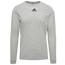 adidas Team Amplifier Long Sleeve T-Shirt - Men's Medium Grey Heathered