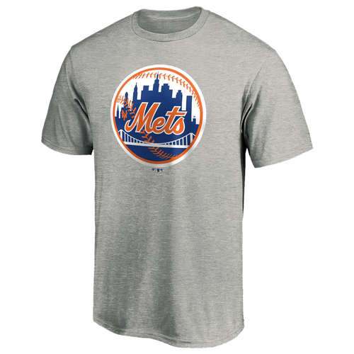 

Fanatics Mens Fanatics Mets Cooperstown Collection Forbes T-Shirt - Mens Heather Grey/Grey Size 4XL
