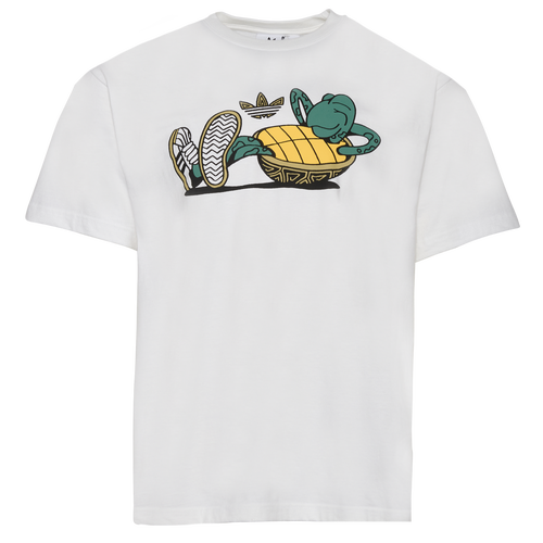 

adidas Originals Mens adidas Originals Turtle T-Shirt - Mens White Size S