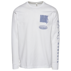 Men's - Famous Nobodys Long Sleeve T-Shirt - White/Blue
