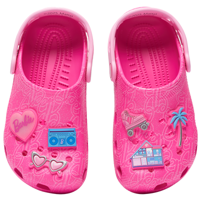 Crocs Pre School Barbie Classic Clogs - PINK/PINK