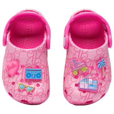 Crocs Toddler Barbie Classic Clogs - PINK/PINK