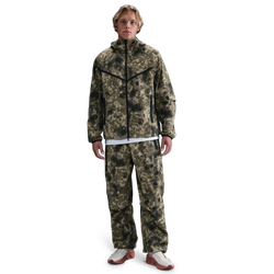 Pour hommes - Nike Blouson tissé à imprimé intégral Tech - Olive neutre/Noir