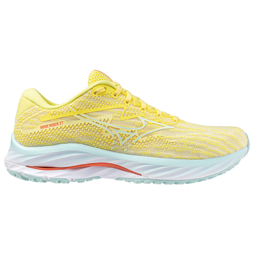 Mizuno Womens  Wave Rider 27 In Anise Flower/white