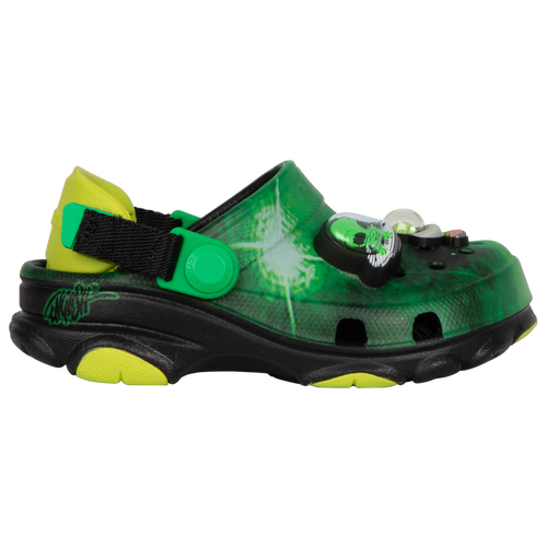 

Boys Crocs Crocs Ron English WHIN All Terrain Clogs - Boys' Toddler Shoe Green/Black Size 08.0