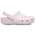 Crocs Classic Hearts Cut Out Clogs - Crocs Bubble Ice