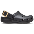 Crocs Classic Metallic Buckle Clogs - Crocs Black/Gold