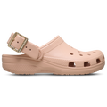 Crocs Classic Metallic Buckle Clogs - Crocs Grey/Blush