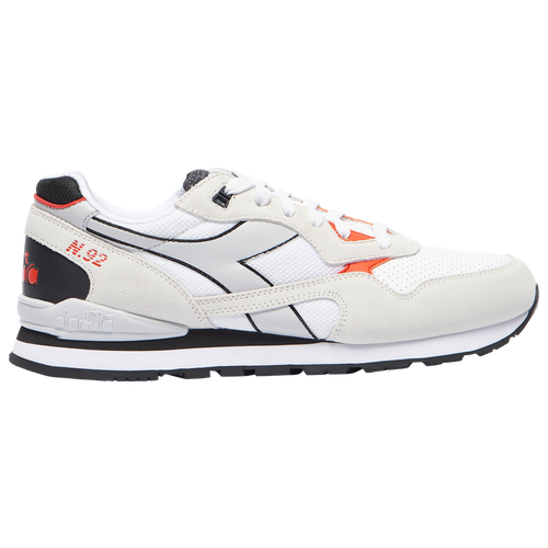 

Diadora Mens Diadora N.92 Advance - Mens Running Shoes White/Gray/Red Size 08.5