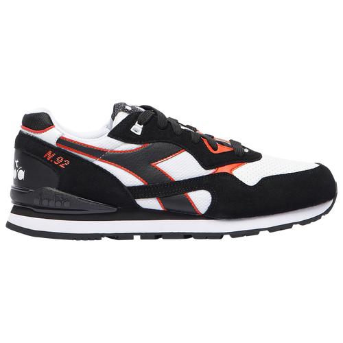 

Diadora Mens Diadora N.92 Advance - Mens Running Shoes Black/White/Red Size 08.0