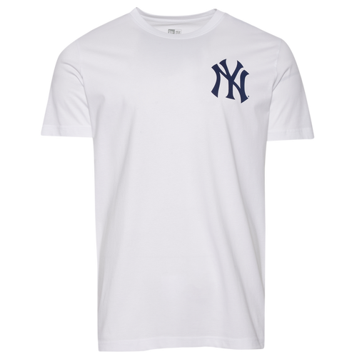 

New Era Mens New Era New York Yankees T-Shirt - Mens Navy/White Size L