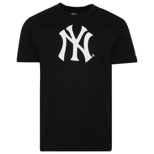 

New Era Mens New Era New York Yankees T-Shirt - Mens White/Black Size S