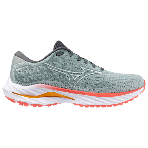 

Mizuno Womens Mizuno Wave Inspire 20 - Womens Running Shoes Grey Mist/White Size 7.0