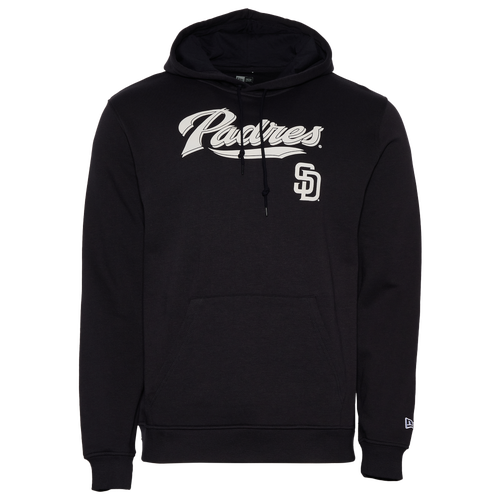 MENS - New Era San Diego Padres Fleece Hoodie - White/Navy