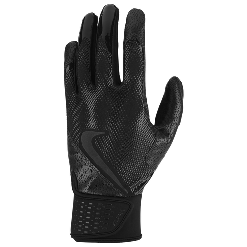 Nike Mens  Alpha Batting Gloves In Black/black/black