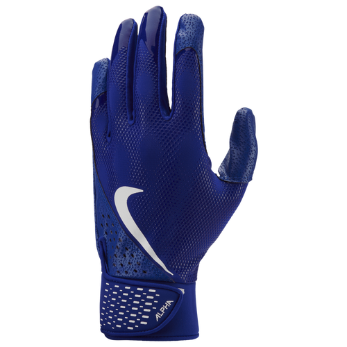 

Nike Mens Nike Alpha Batting Gloves - Mens Game Royal Size M