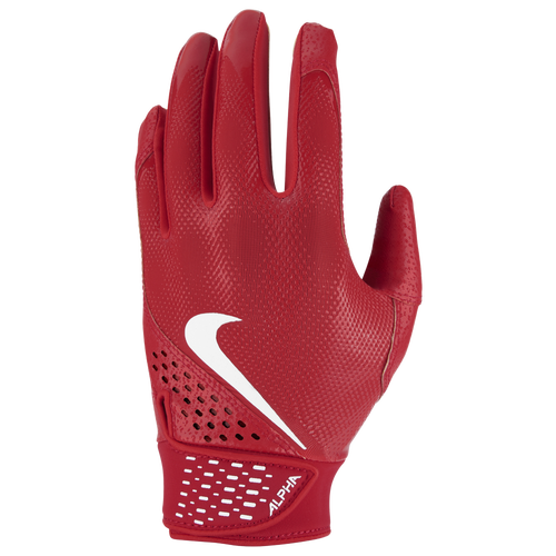 Nike Kids' Boys  Youth Alpha Batting Gloves In University Red/white