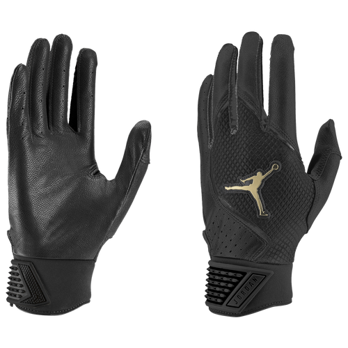 Jordan Fly Select Batting Gloves In Black/black/gold