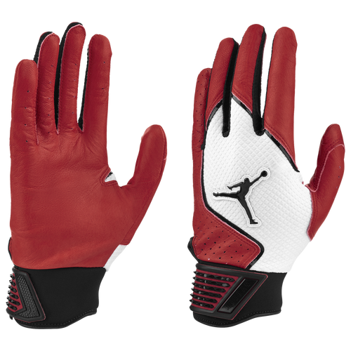 Jordan Fly Select Batting Gloves In White/black/red