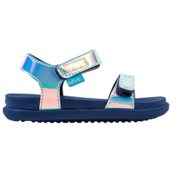 Girls' Toddler - Native Shoes Charley Hologram - Regatta Blue/Blue