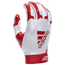 adidas adiFAST 3.0 Receiver Gloves - Men's White/Red