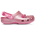 Crocs Classic Pearl Island Heart Shine Clogs - Girls' Preschool Quiet Rose