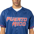 New Era Puerto Rico FG Jersey - New Era Light Royal Blue/Multi