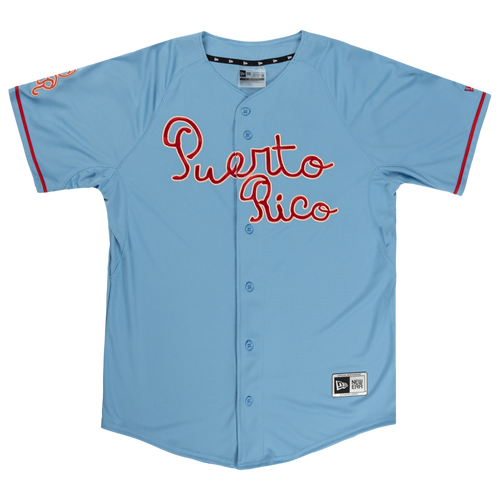 MENS - New Era Puerto Rico FG Jersey - Sky Blue/Multi