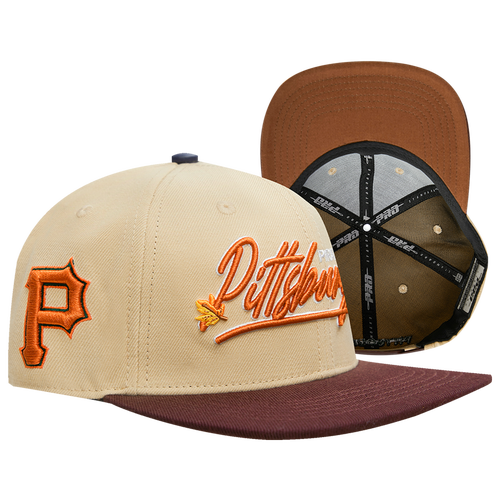 

Pro Standard Mens Pro Standard Pirates Autumn Pack Cap - Mens White/Khaki Size One Size